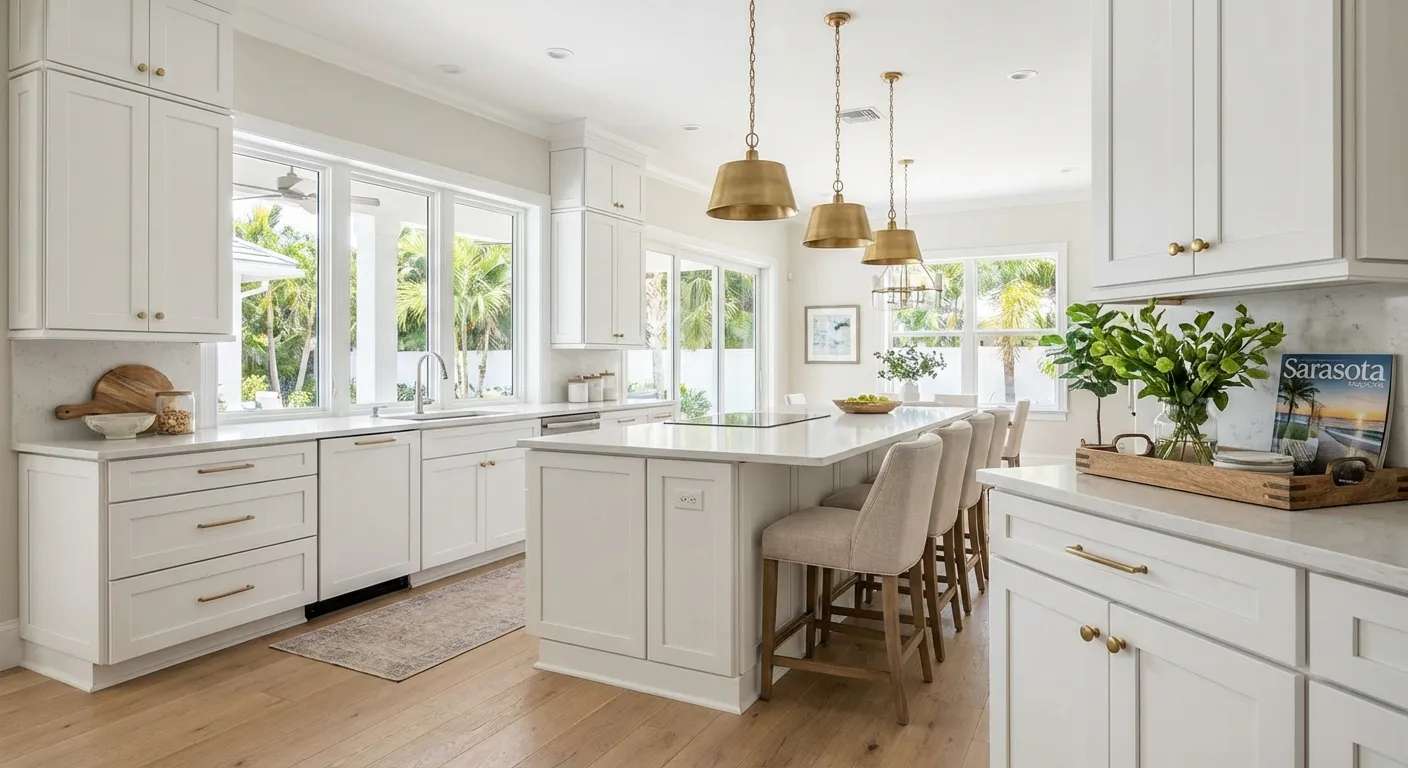 Luxurious high-value kitchen renovation in Sarasota